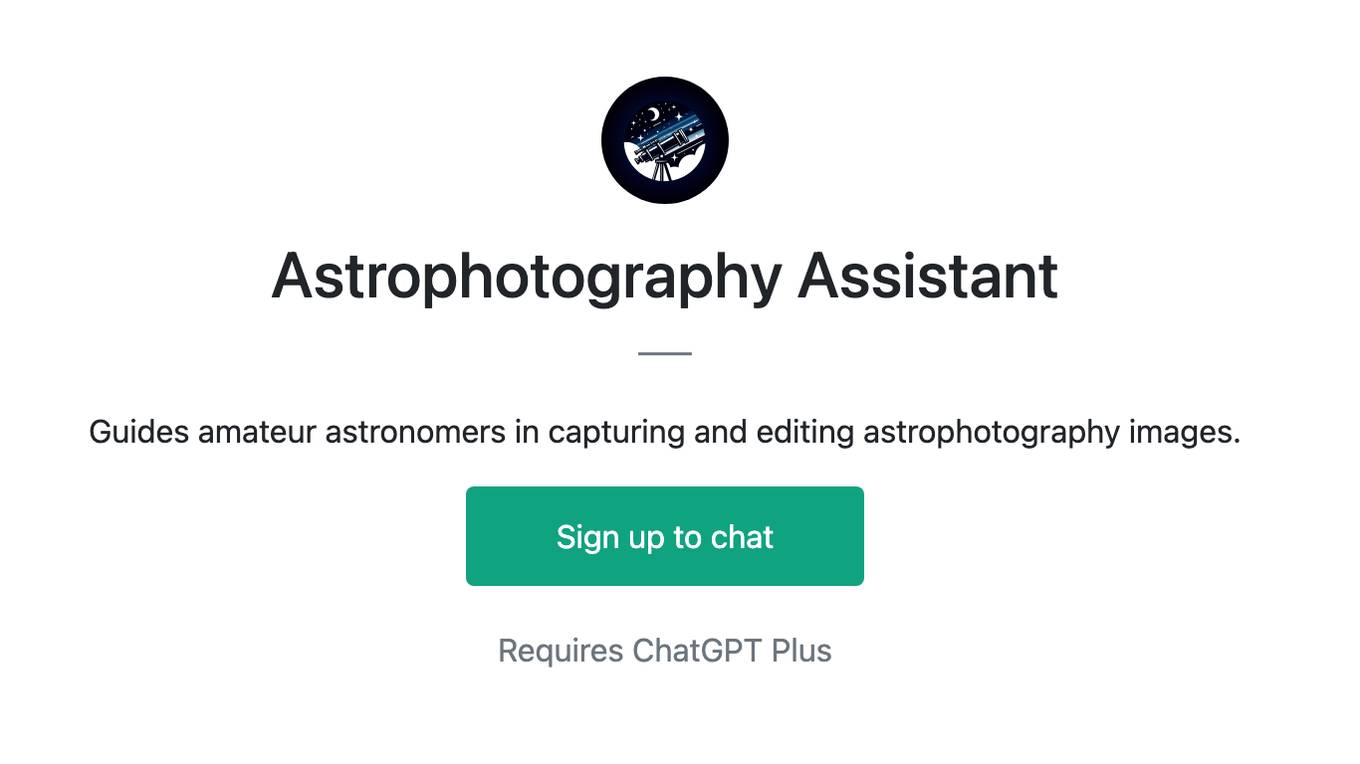 Astrophotography Assistant Screenshot