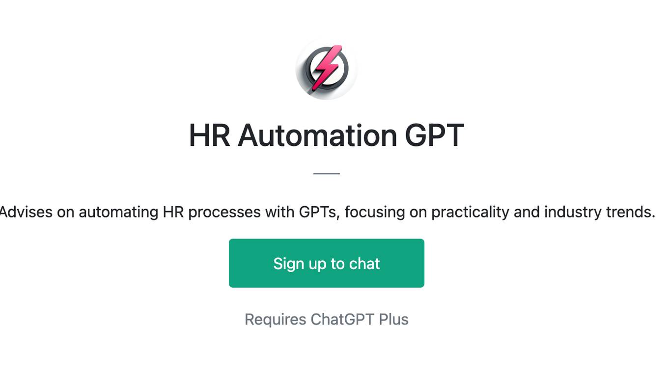 HR Automation GPT Screenshot