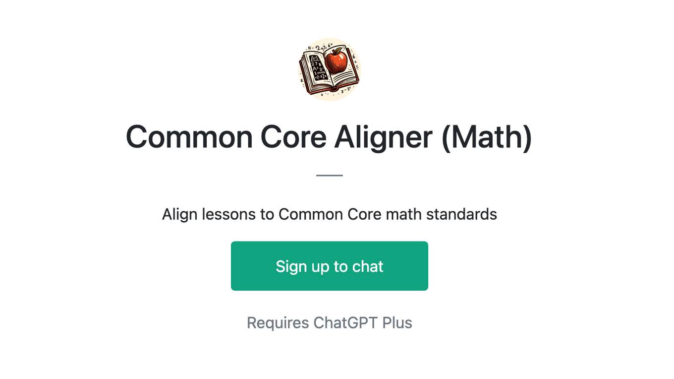 Common Core Aligner (Math) Screenshot