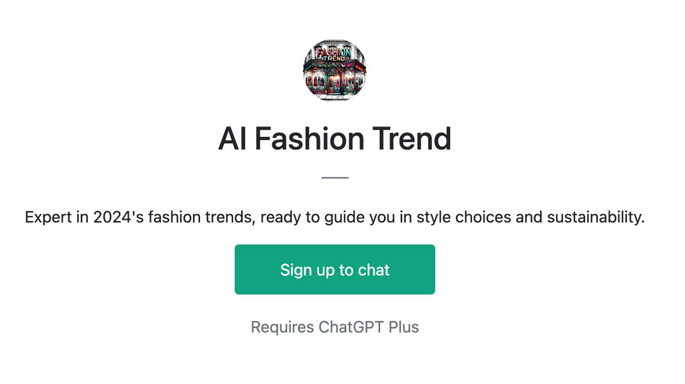 AI Fashion Trend Screenshot