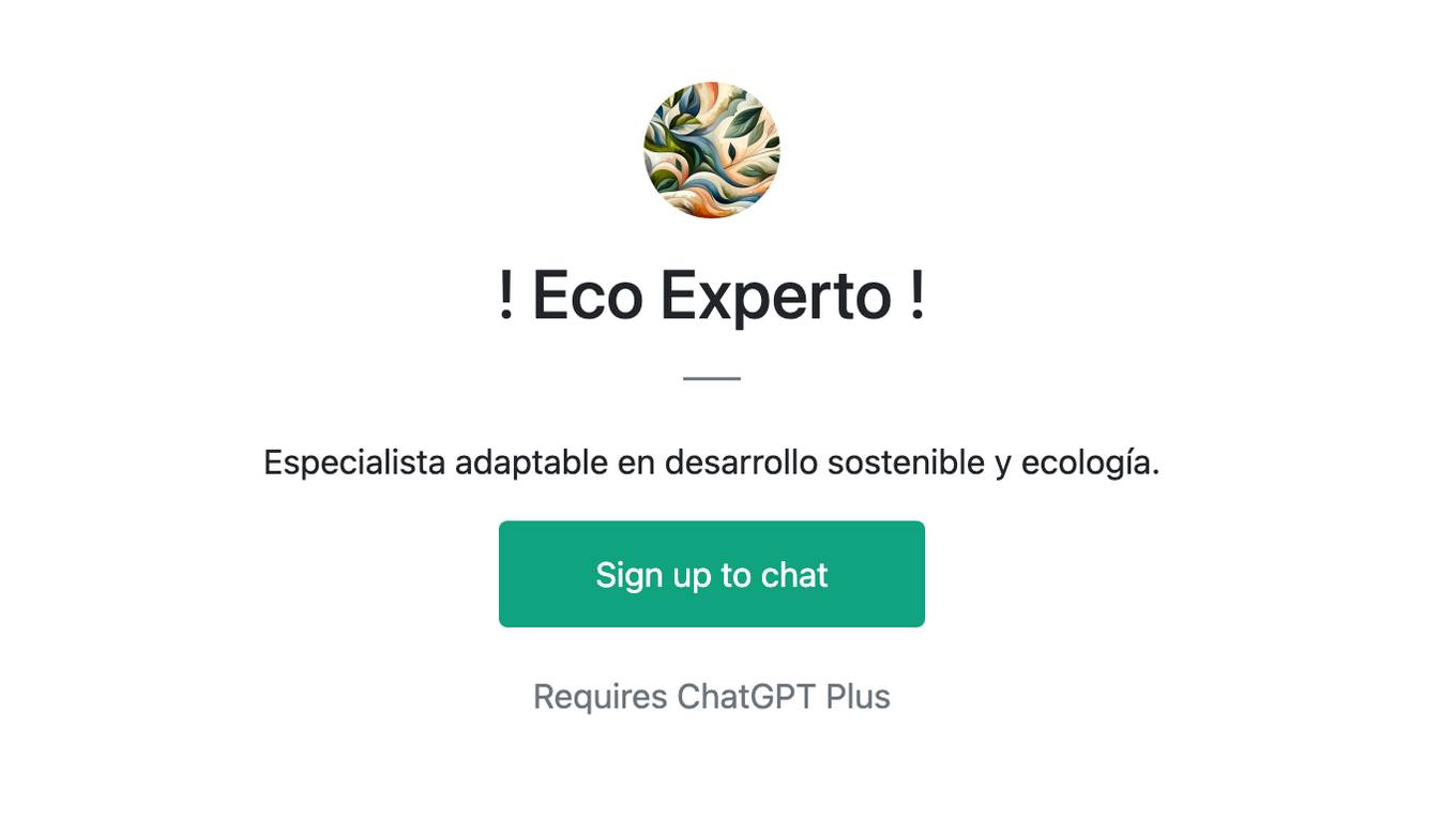 ! Eco Experto ! Screenshot