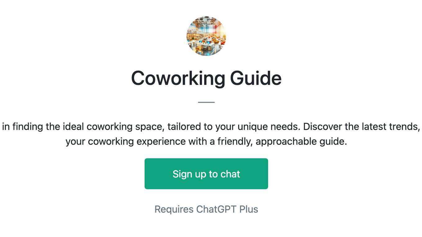 Coworking Guide Screenshot