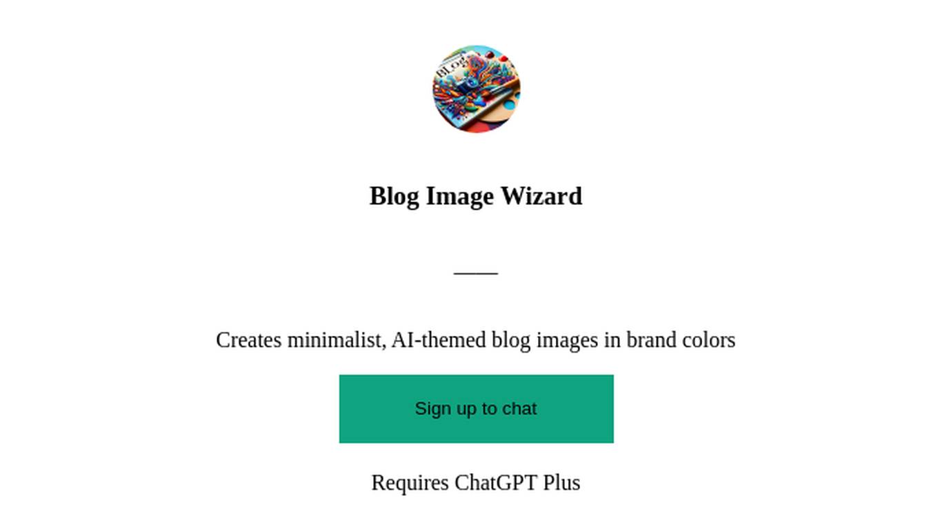 Blog Image Wizard Screenshot