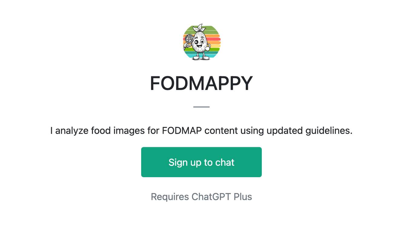 FODMAPPY Screenshot