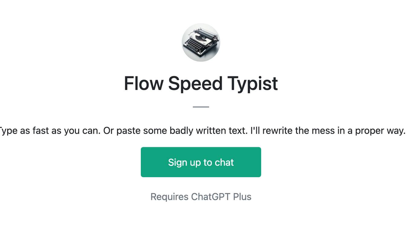 Flow Speed Typist Screenshot