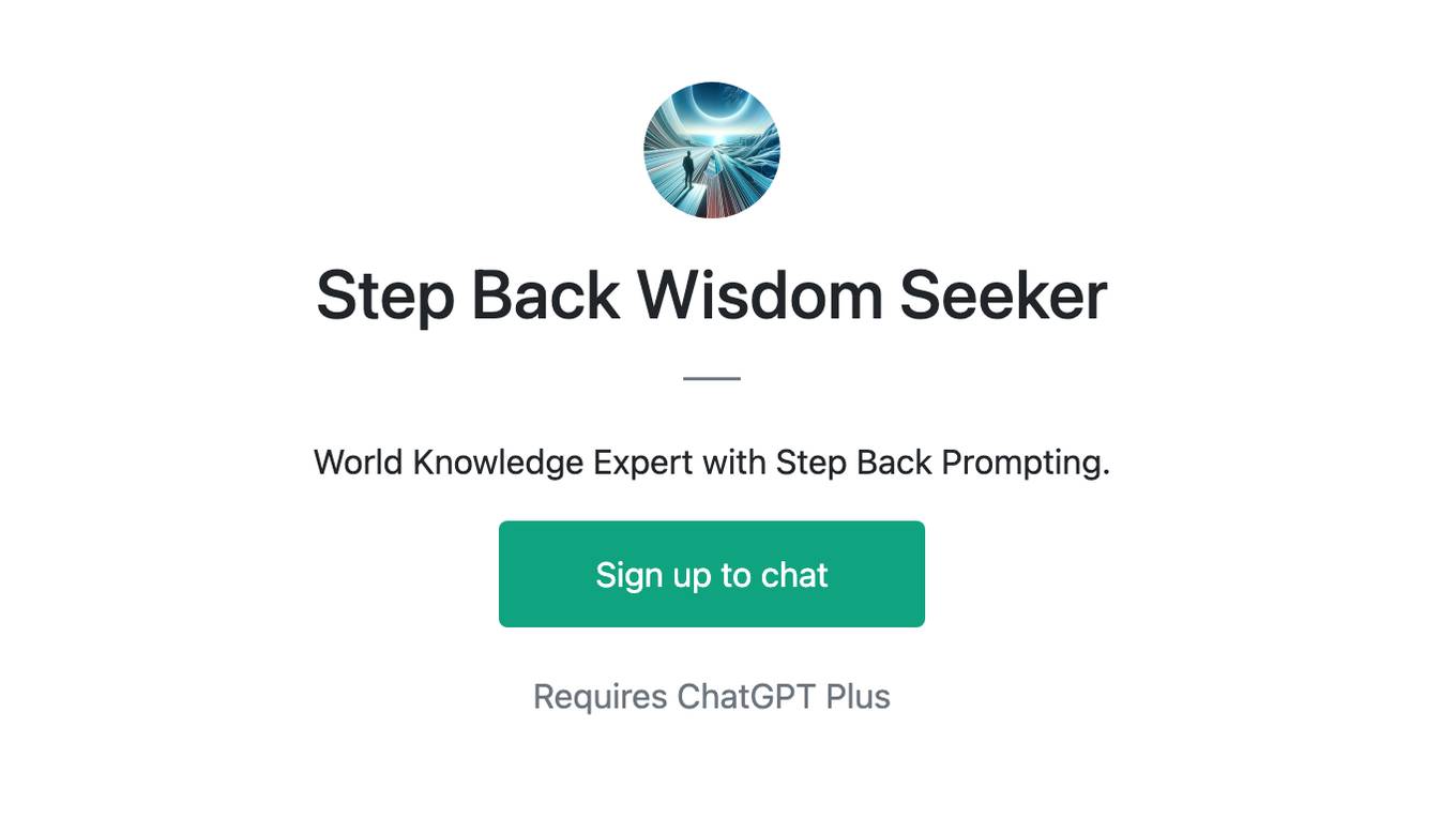 Step Back Wisdom Seeker Screenshot