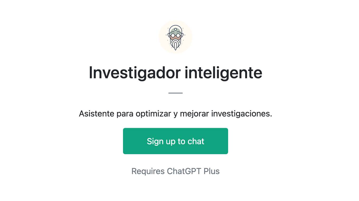 Investigador inteligente Screenshot