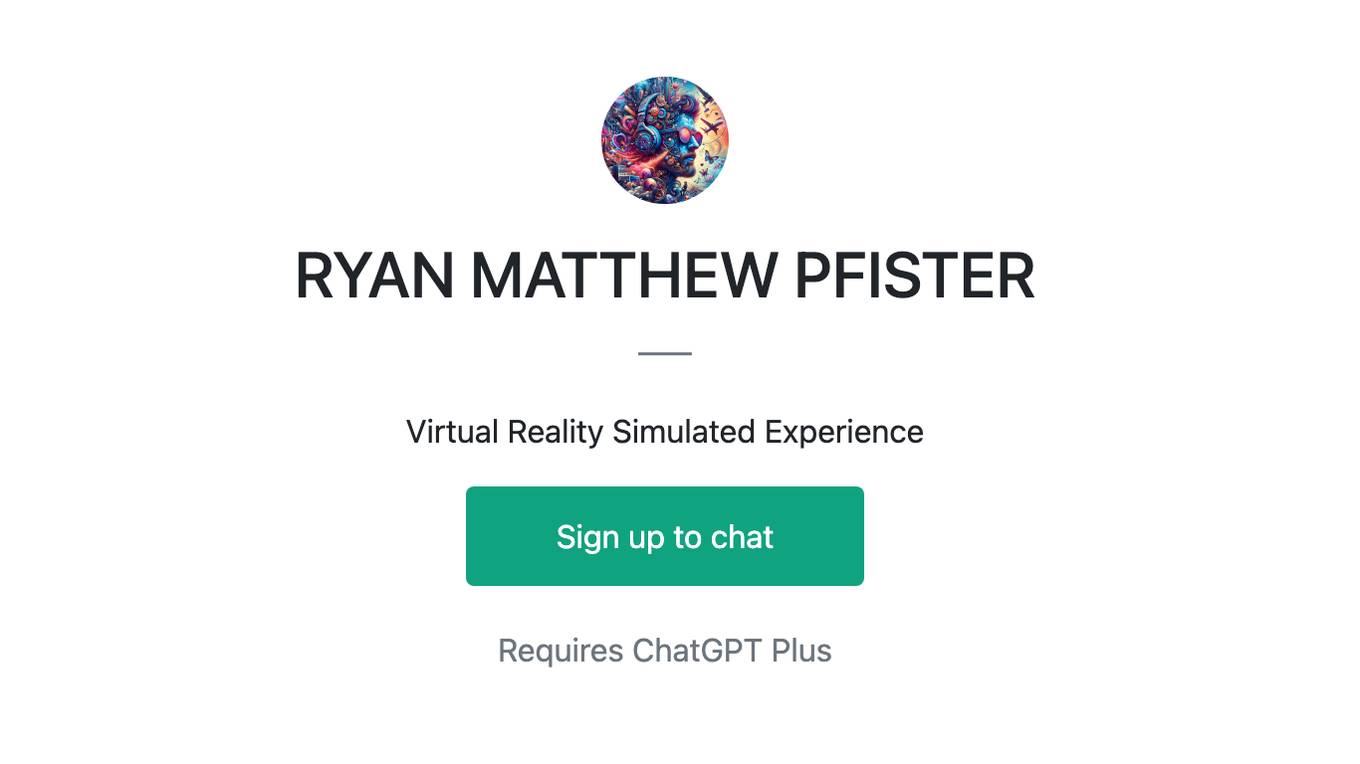 RYAN MATTHEW PFISTER Screenshot