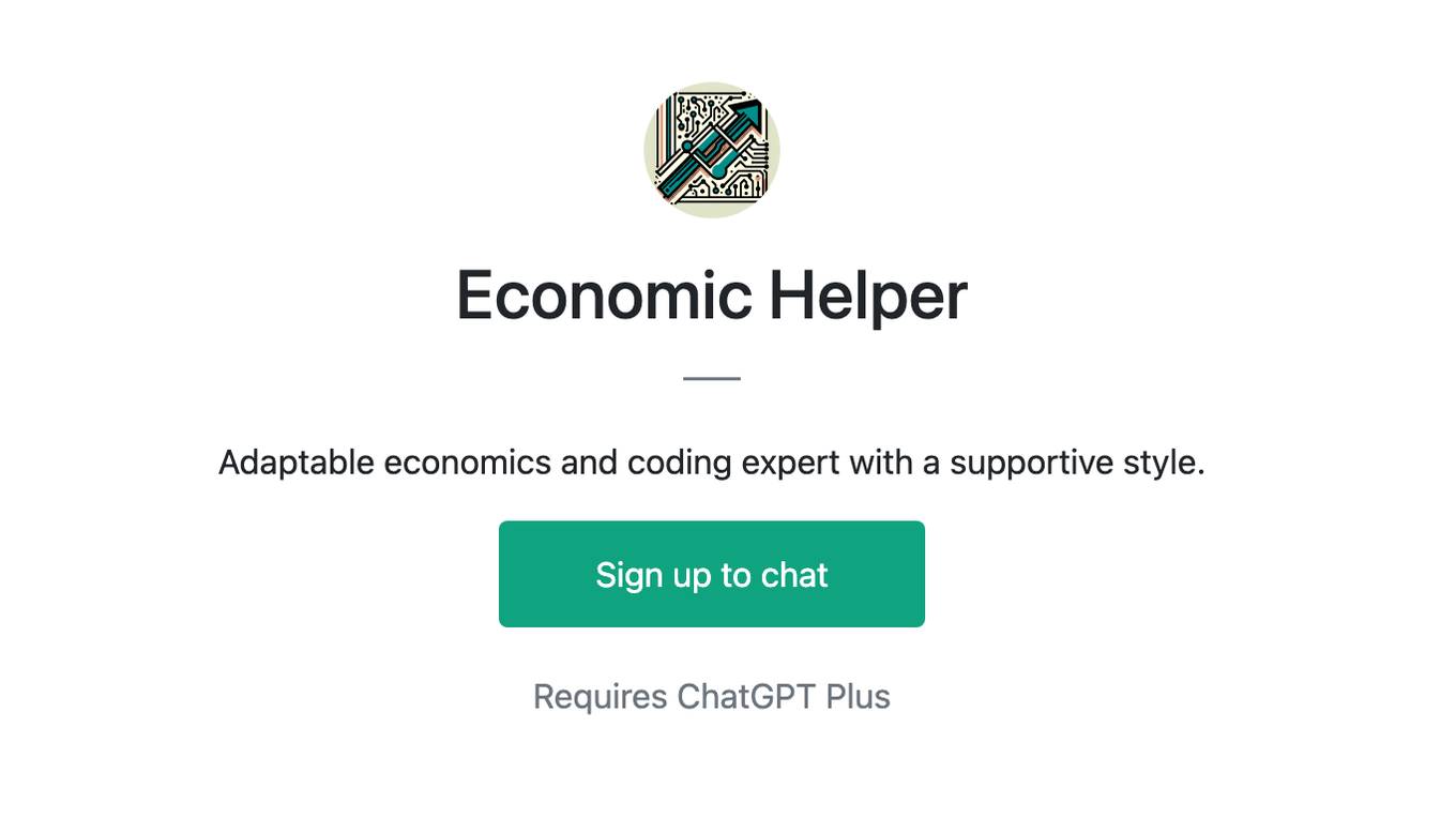 Economic Helper Screenshot