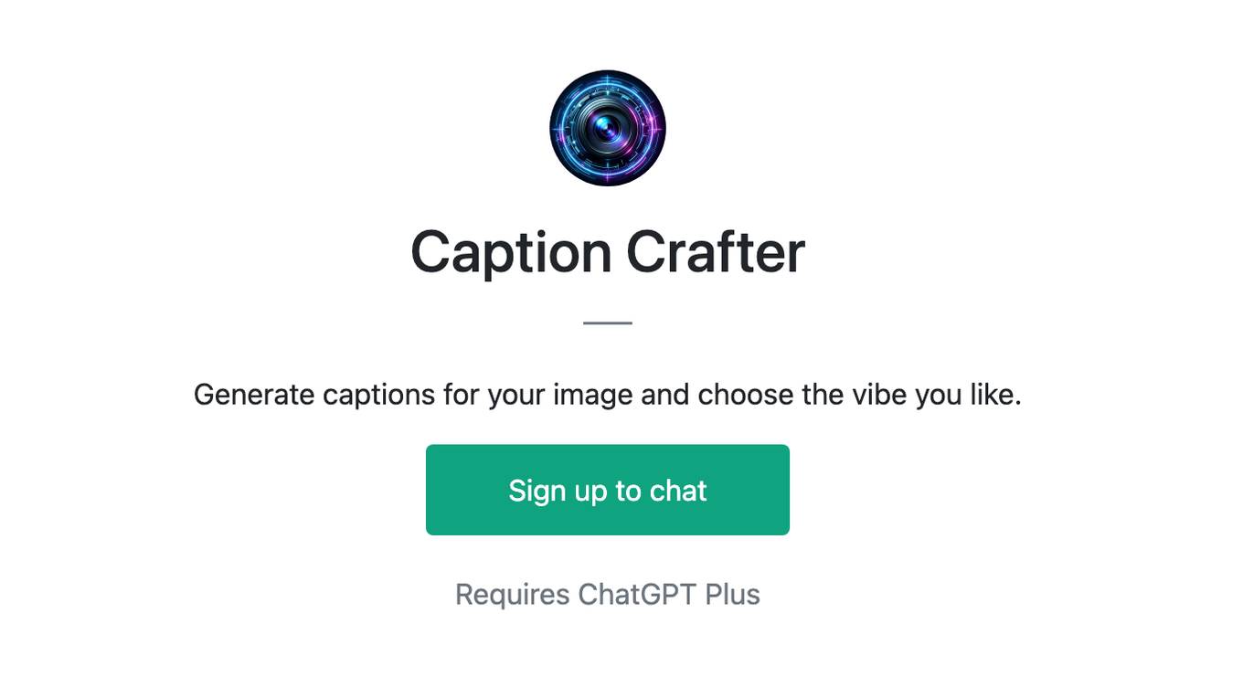 Caption Crafter Screenshot