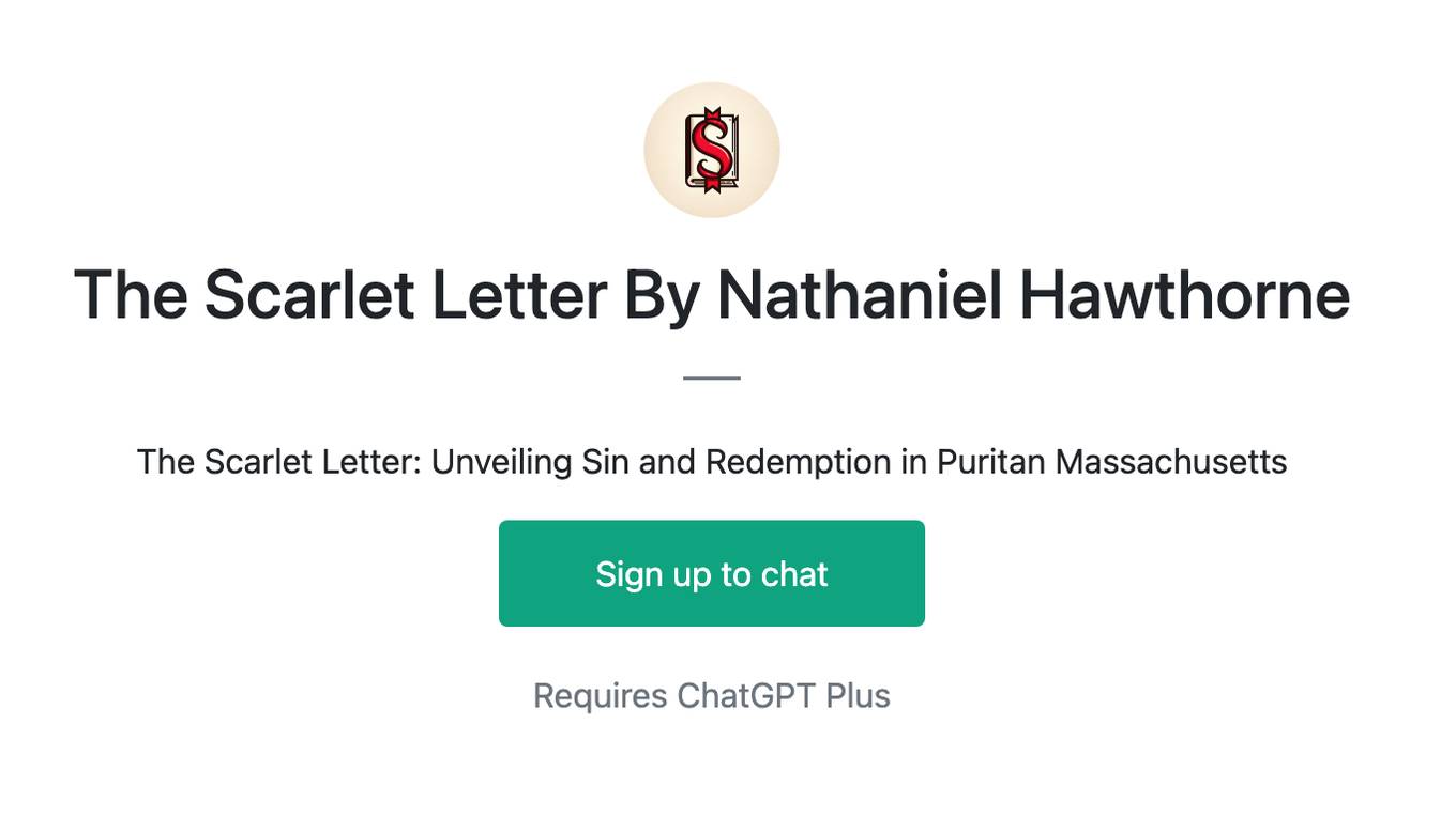 The Scarlet Letter By Nathaniel Hawthorne Screenshot