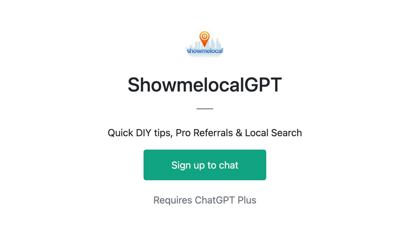 ShowmelocalGPT Screenshot