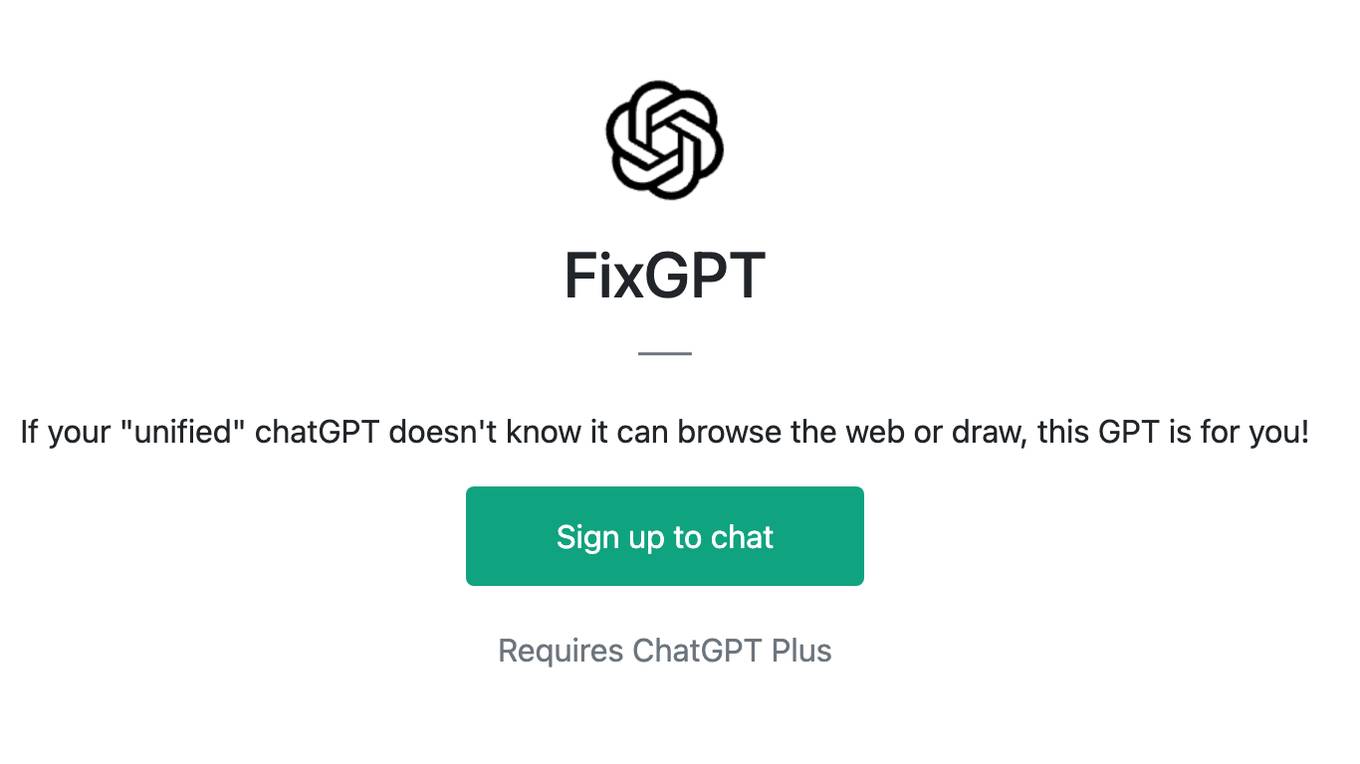 FixGPT Screenshot