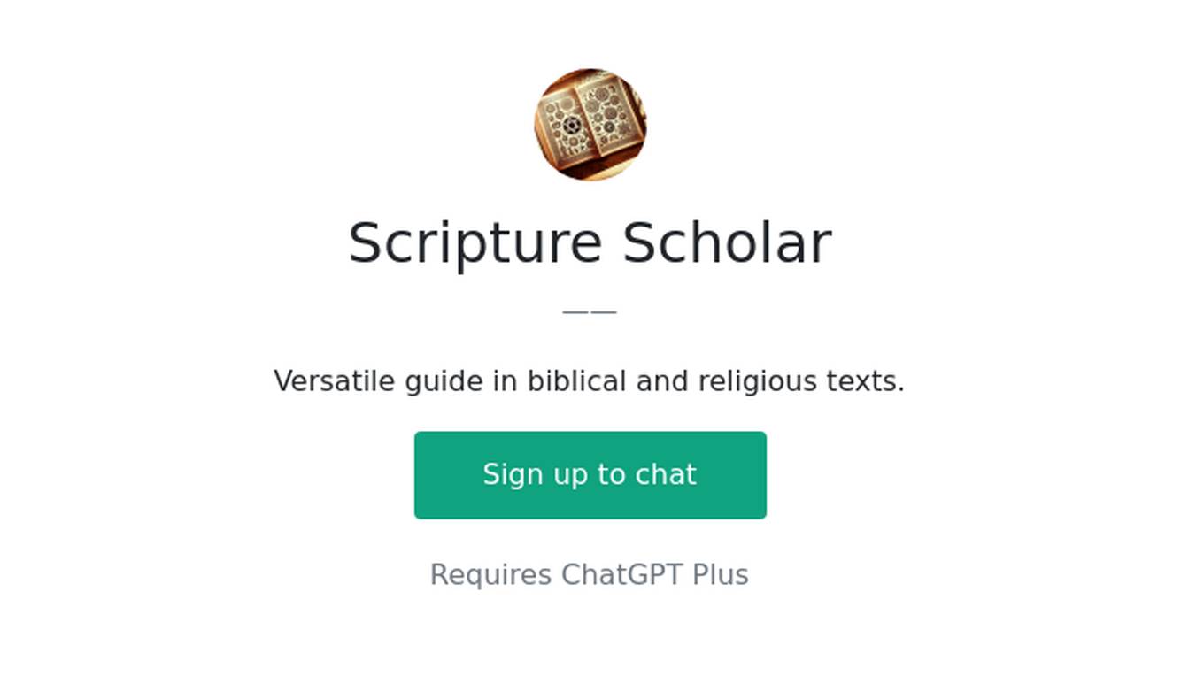 Scripture Scholar Screenshot