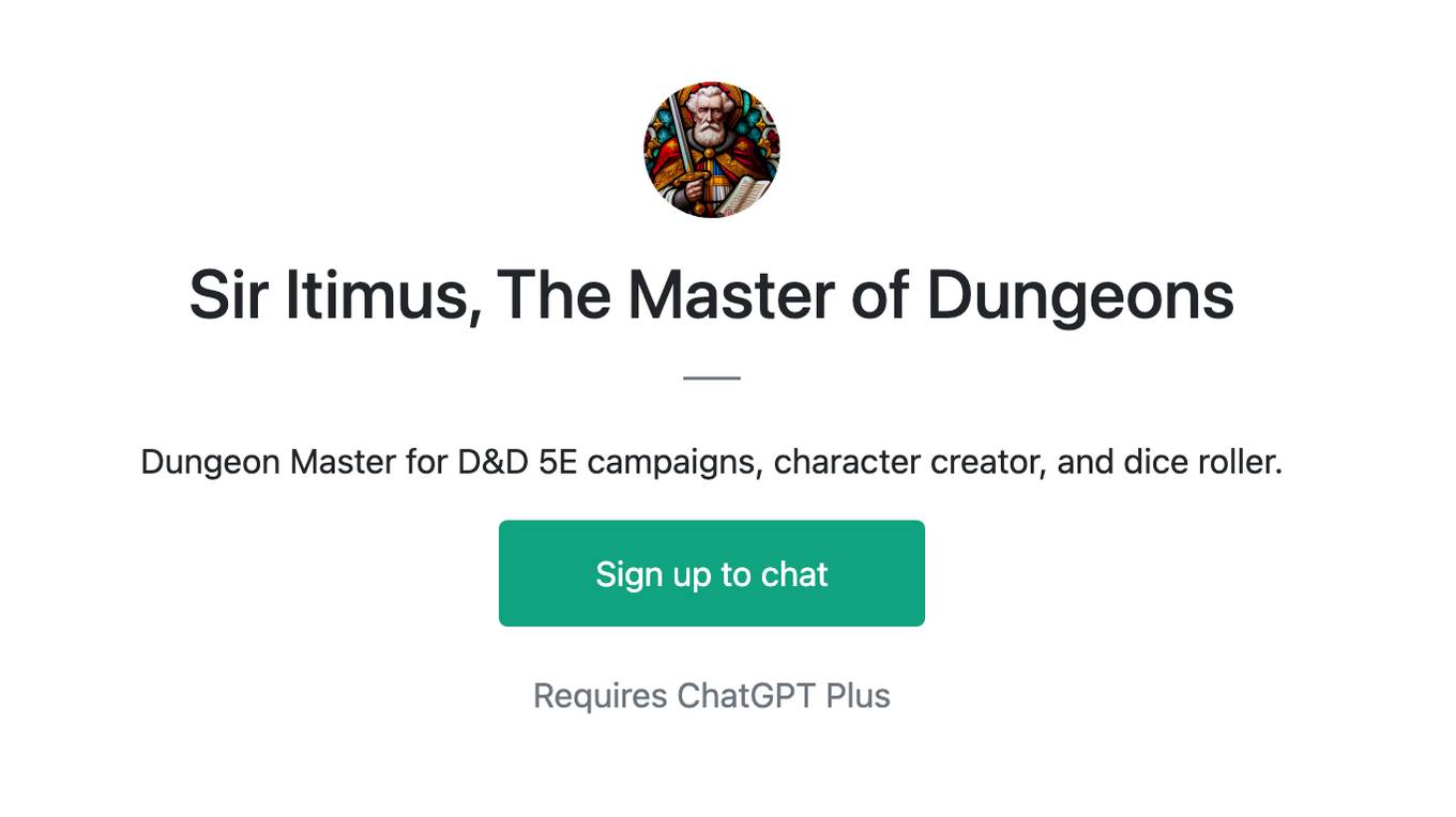 Sir Itimus, The Master of Dungeons Screenshot