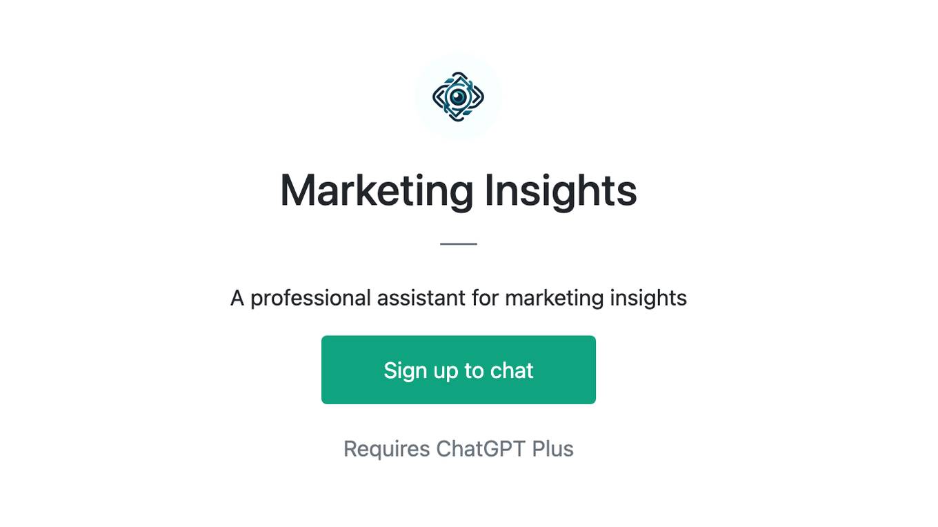 Marketing Insights Screenshot