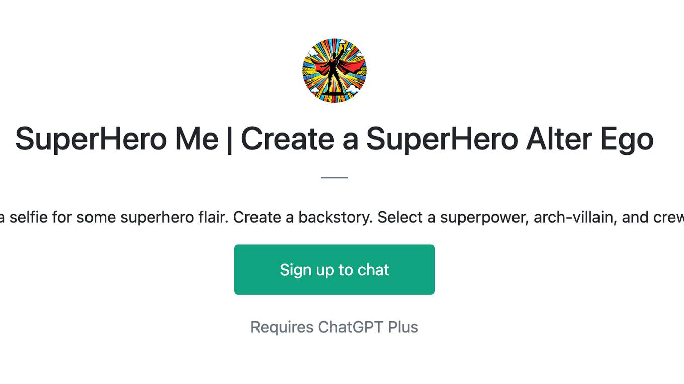 SuperHero Me | Create a SuperHero Alter Ego Screenshot