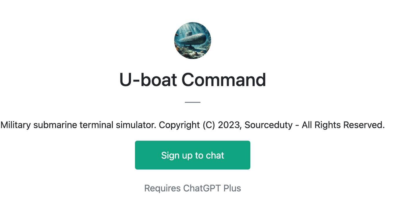 U-boat Command Screenshot