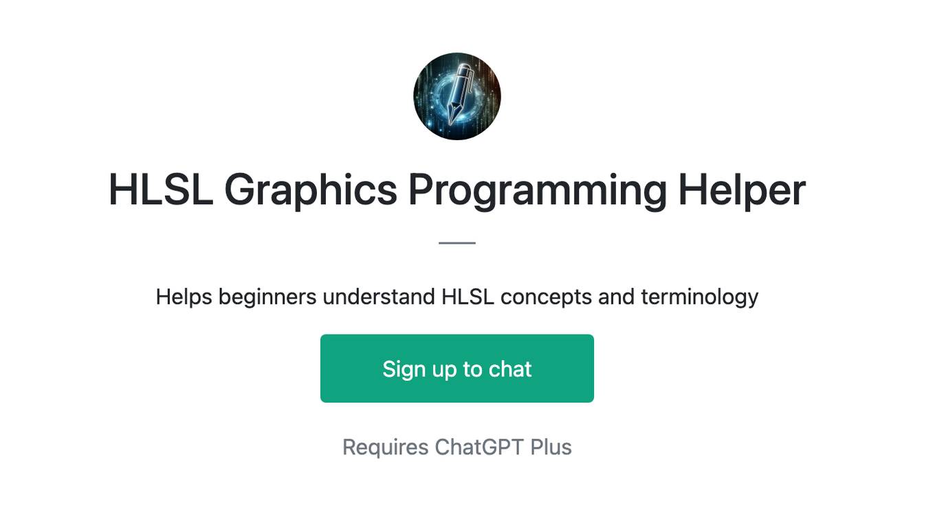 HLSL Graphics Programming Helper Screenshot