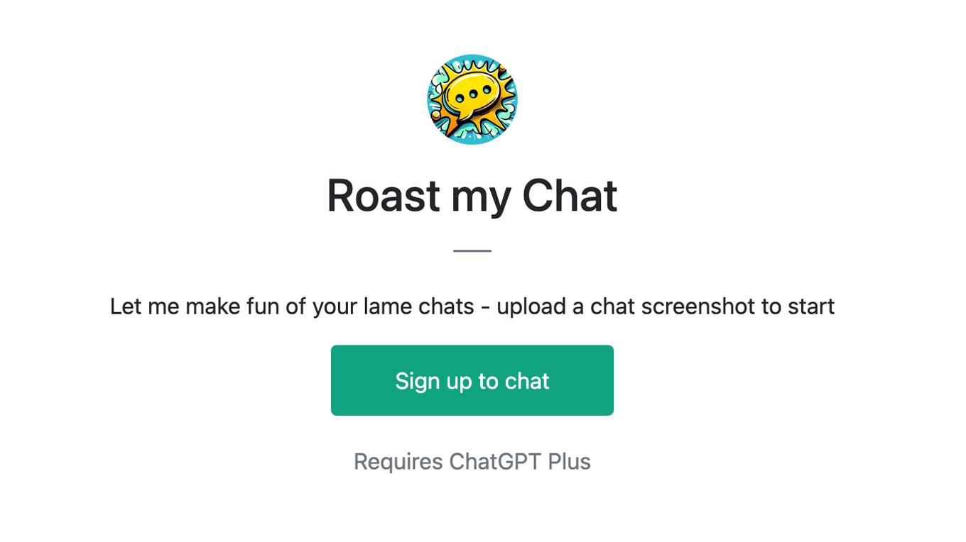 Roast my Chat Screenshot