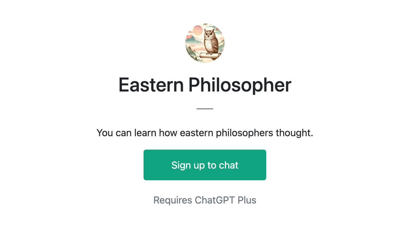 Eastern Philosopher Screenshot