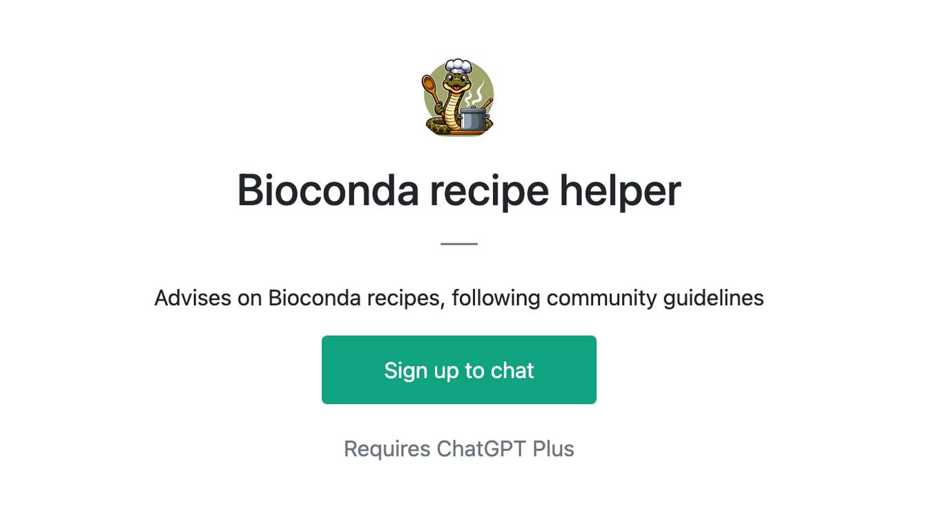 Bioconda recipe helper Screenshot