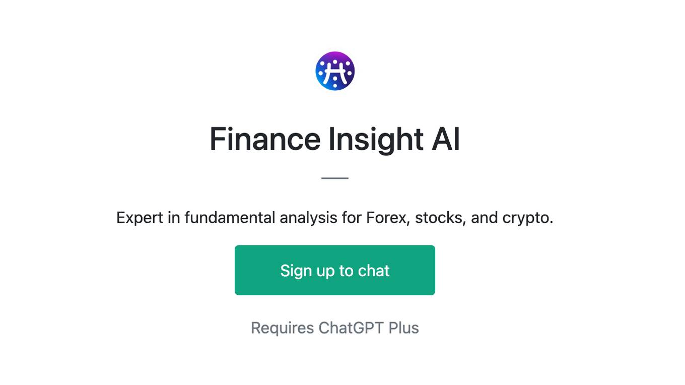 Finance Insight AI Screenshot