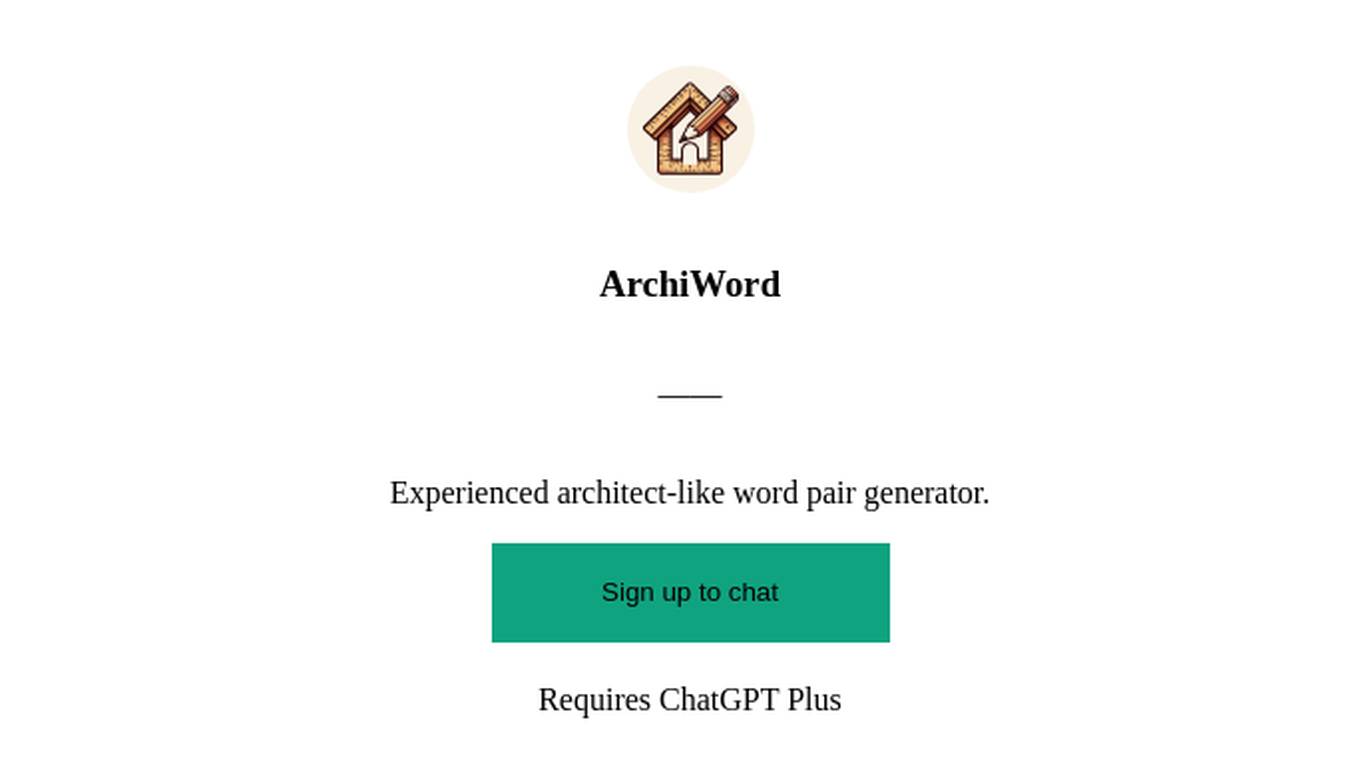 ArchiWord Screenshot