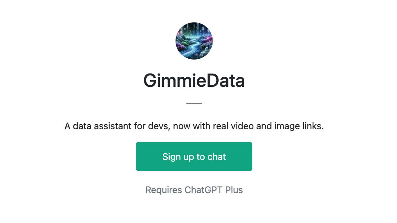 GimmieData Screenshot