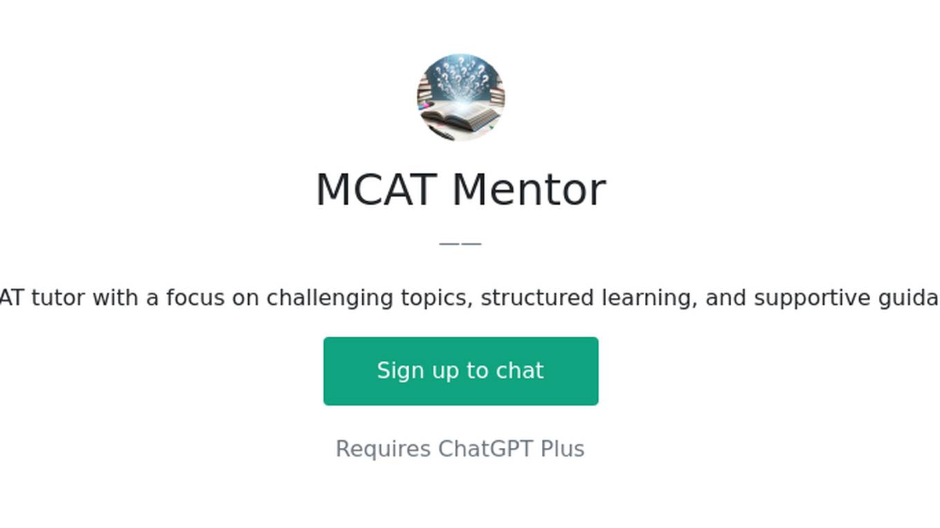 MCAT Mentor Screenshot