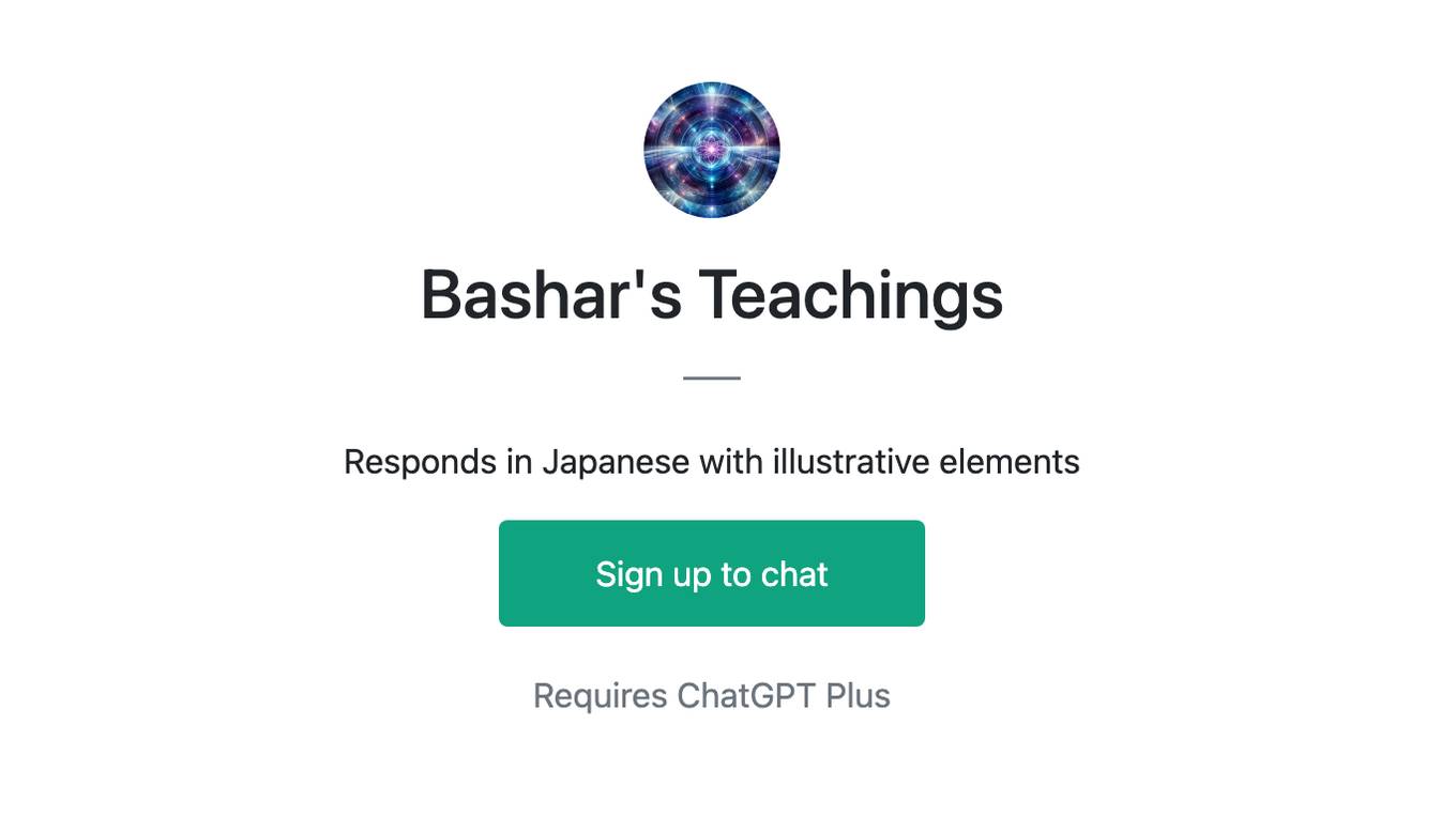 Bashar's Teachings Screenshot