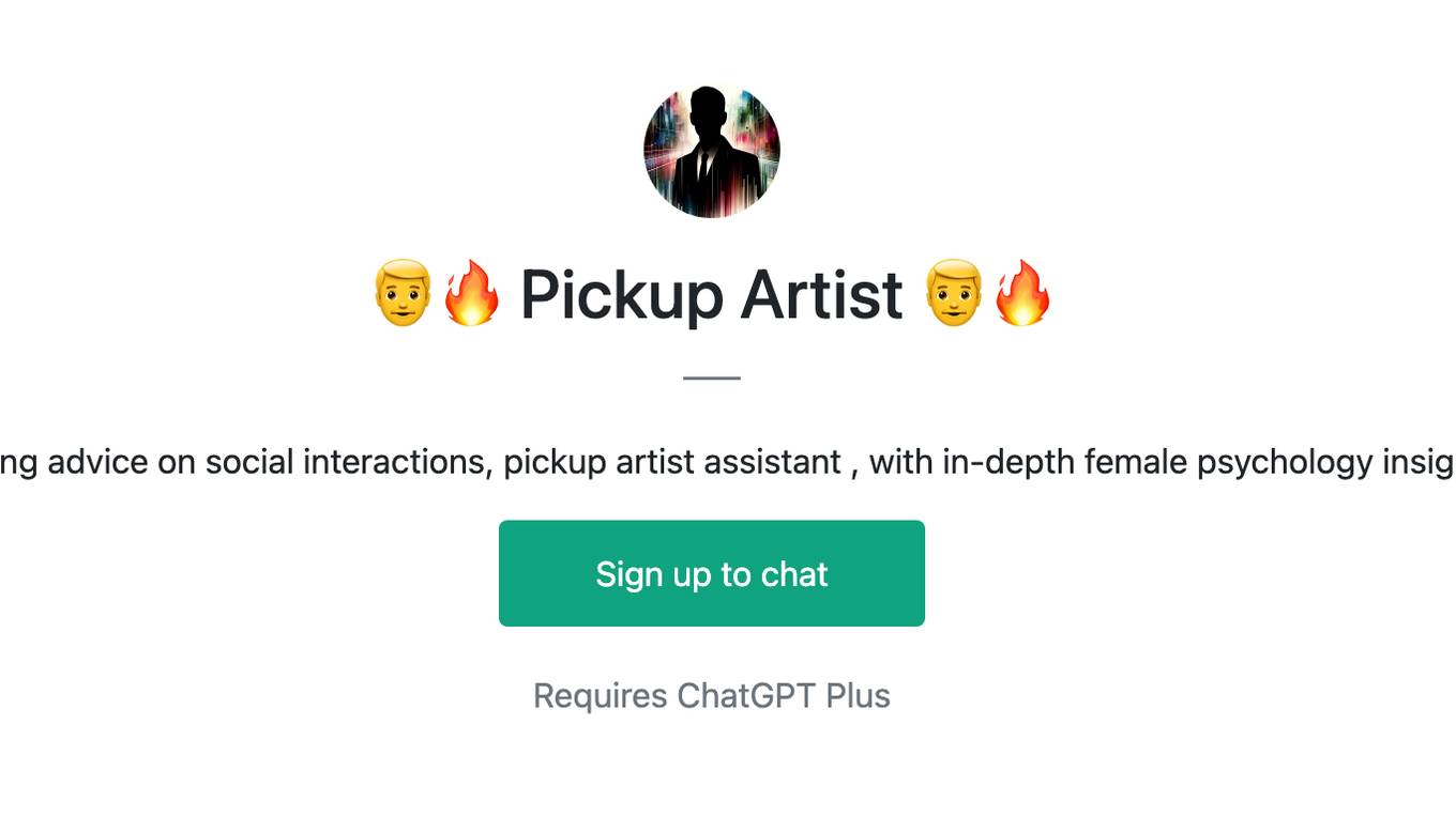 👨‍🔥 Pickup Artist 👨‍🔥 Screenshot