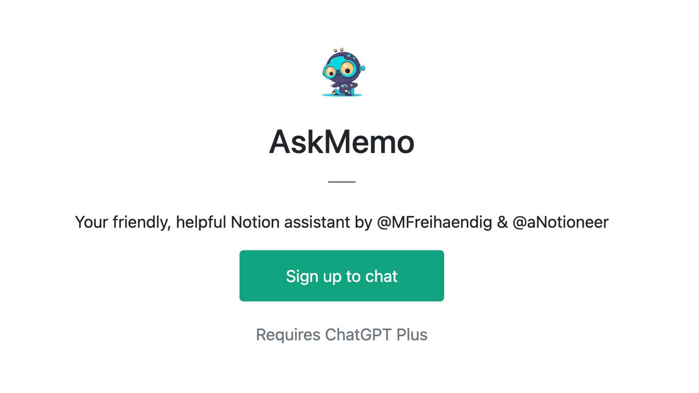 AskMemo Screenshot