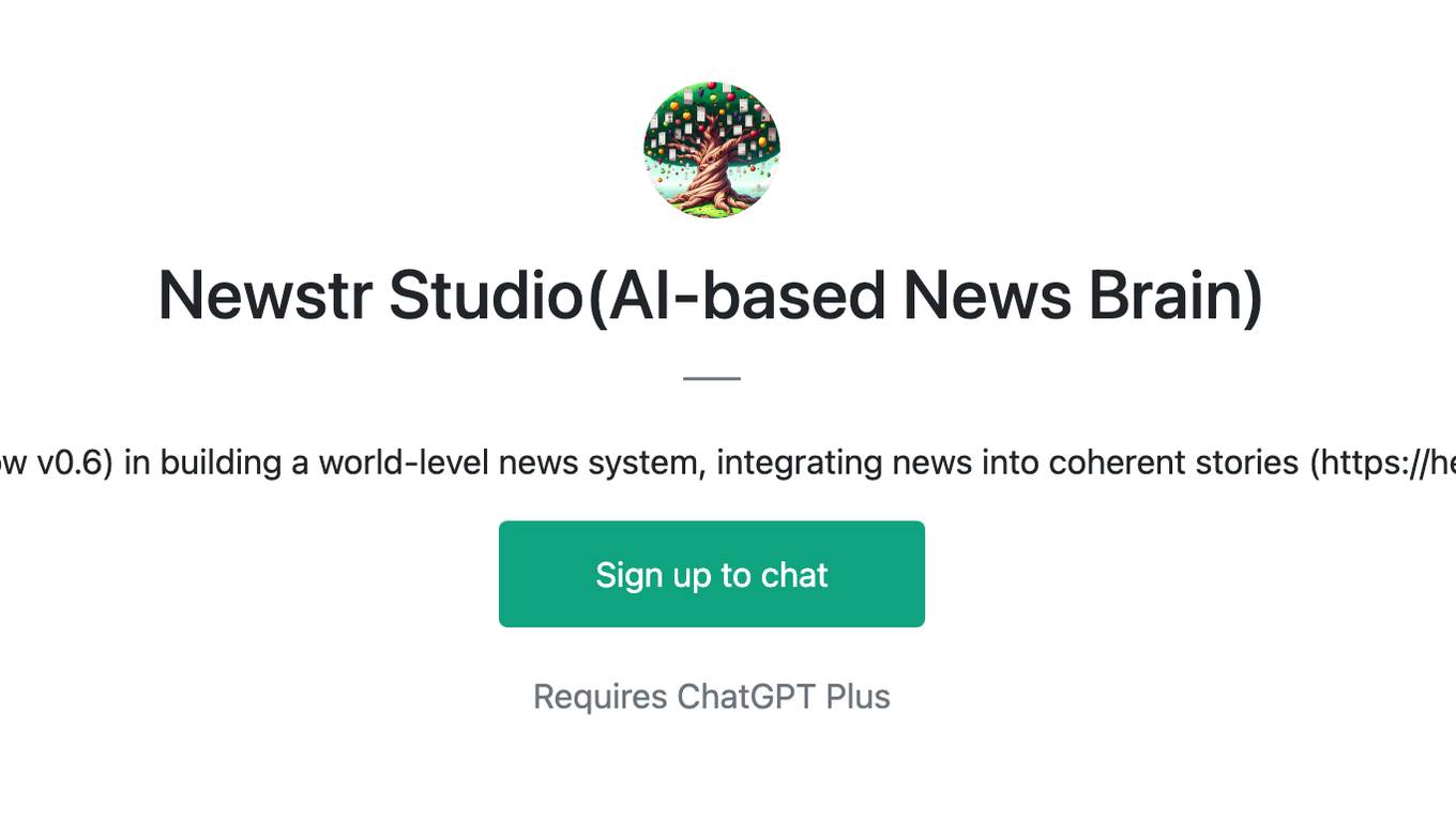 Newstr Studio(AI-based News Brain) Screenshot