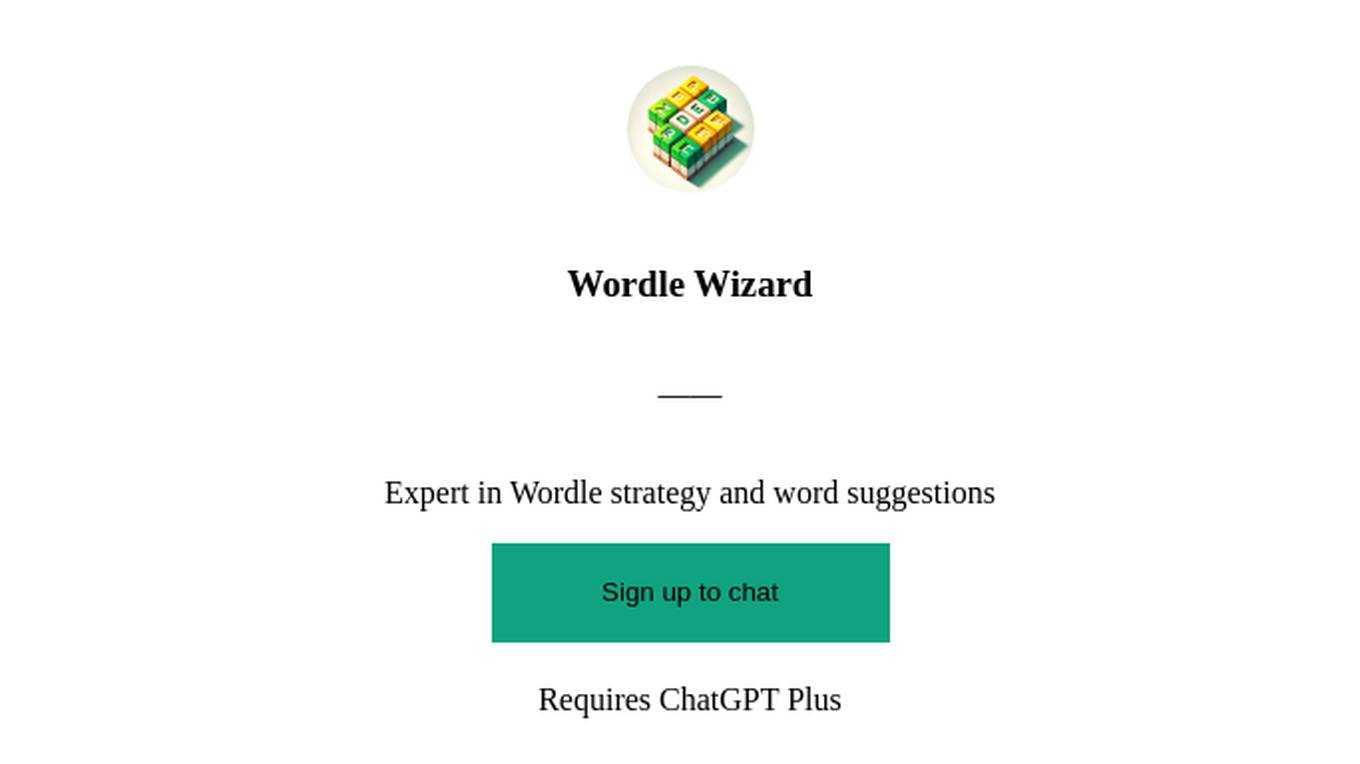 Wordle Wizard Screenshot