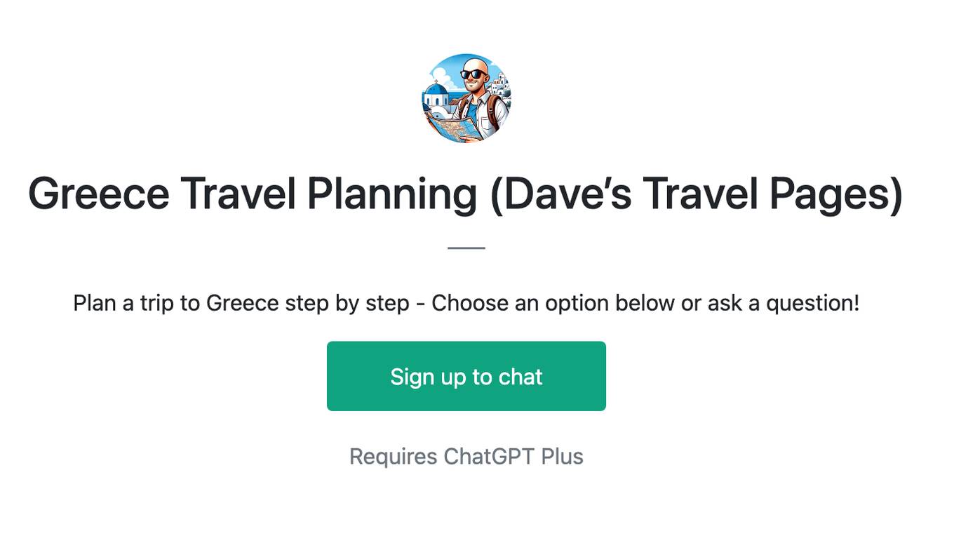 Greece Travel Planning (Dave’s Travel Pages) Screenshot