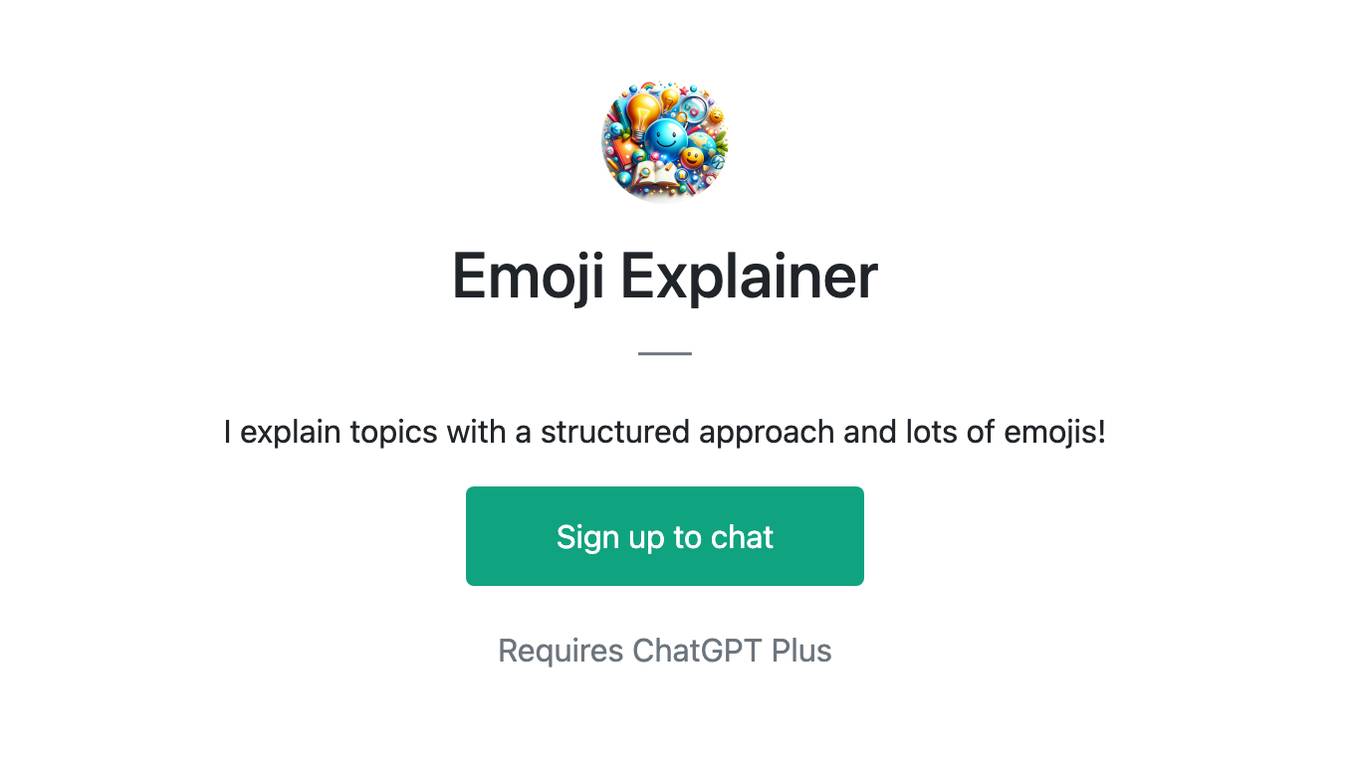 Emoji Explainer Screenshot