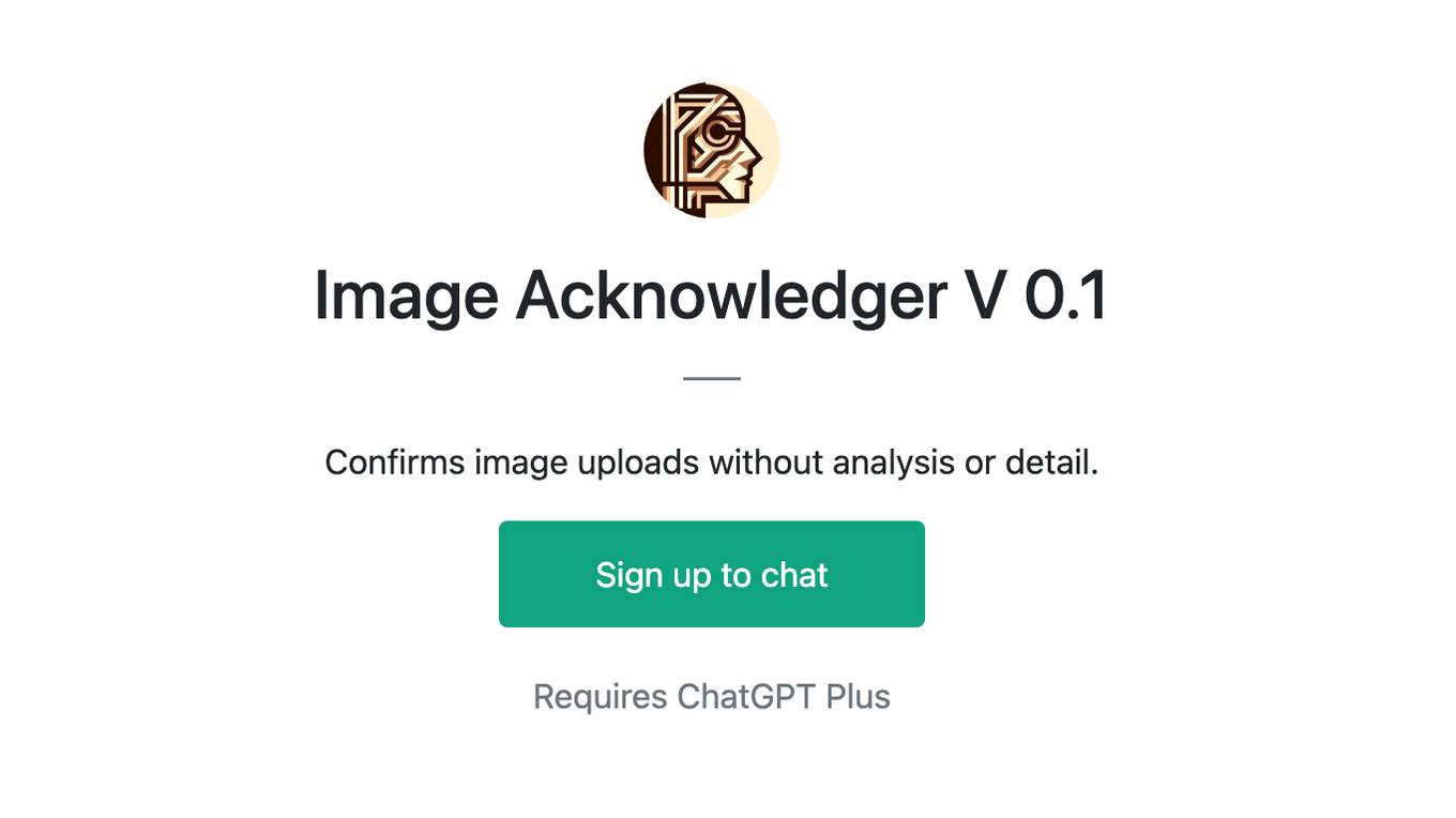 Image Acknowledger  V 0.1 Screenshot