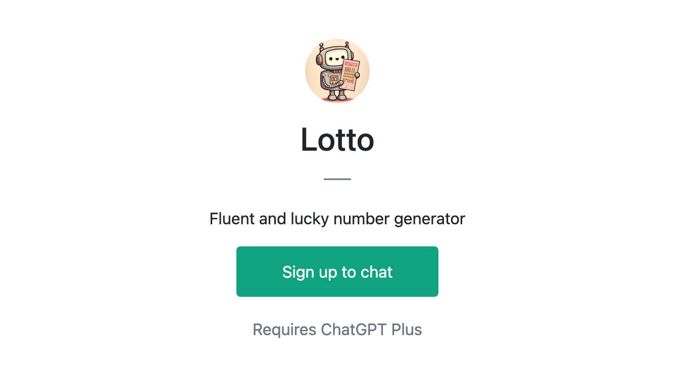 Lotto Screenshot