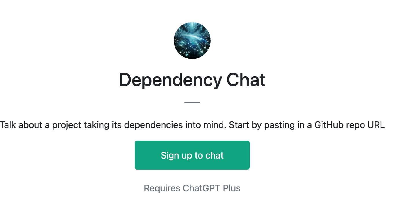 Dependency Chat Screenshot