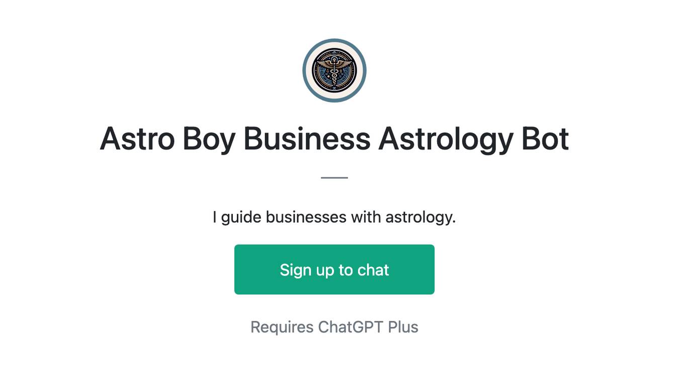 Astro Boy Business Astrology Bot Screenshot