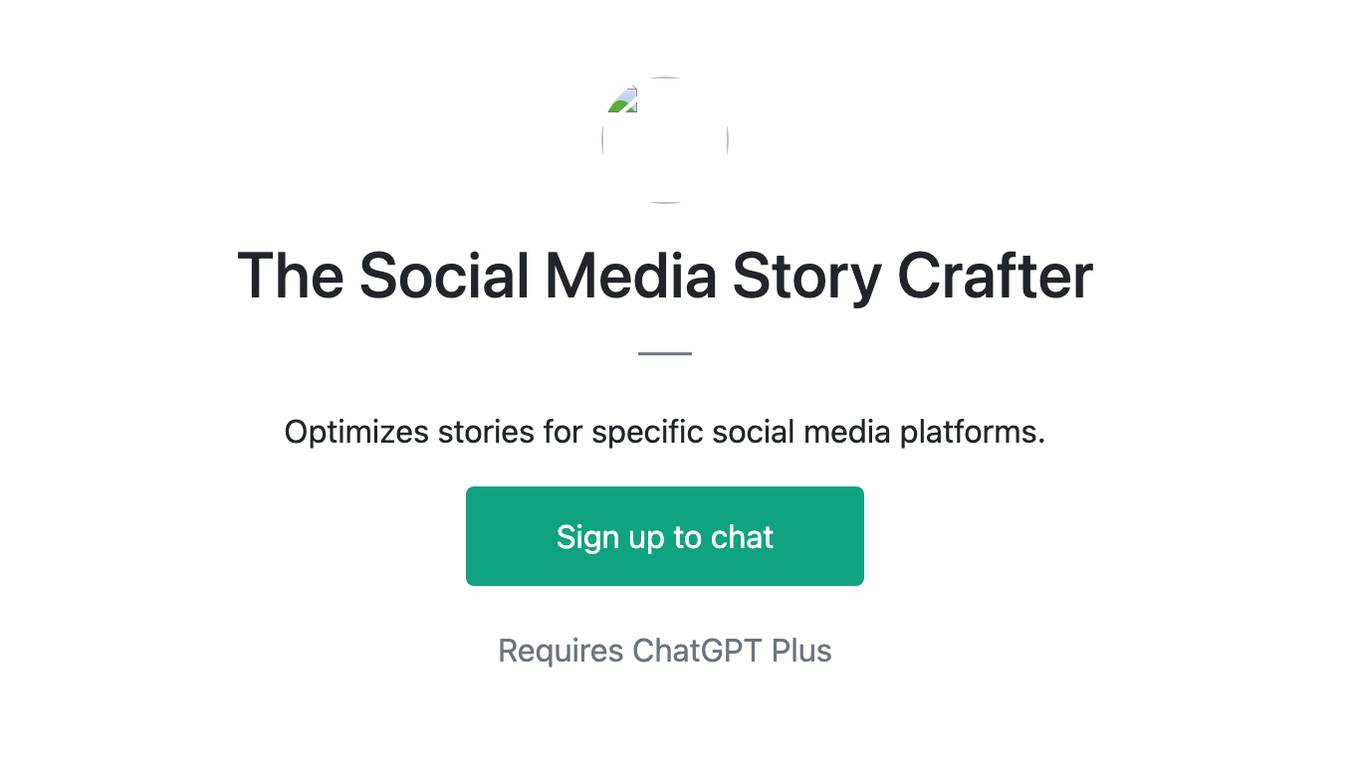 The Social Media Story Crafter Screenshot