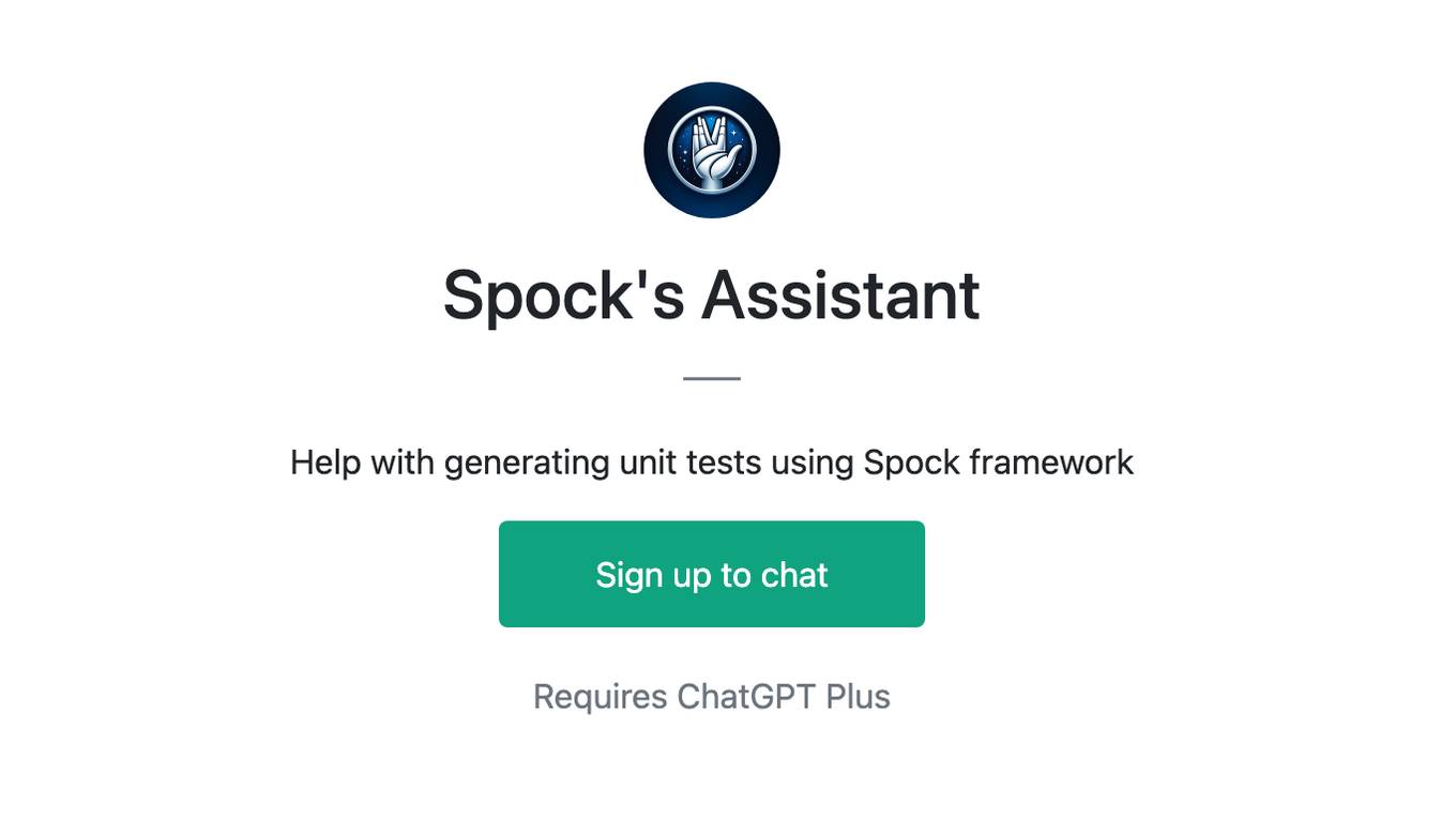 Spock's Assistant Screenshot