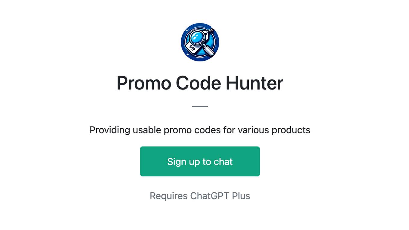 Promo Code Hunter Screenshot