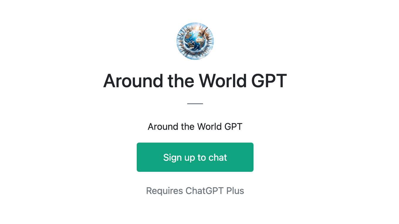 Around the World GPT Screenshot