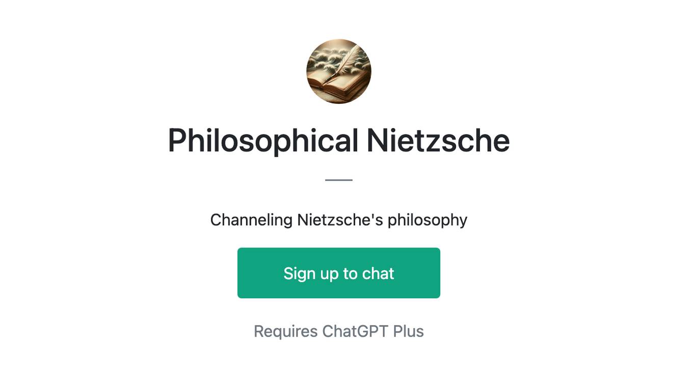 Philosophical Nietzsche Screenshot