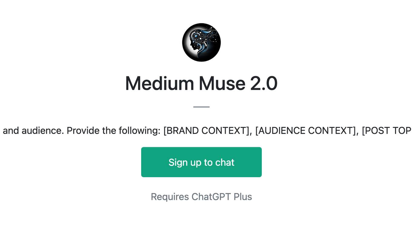 Medium Muse 2.0 Screenshot