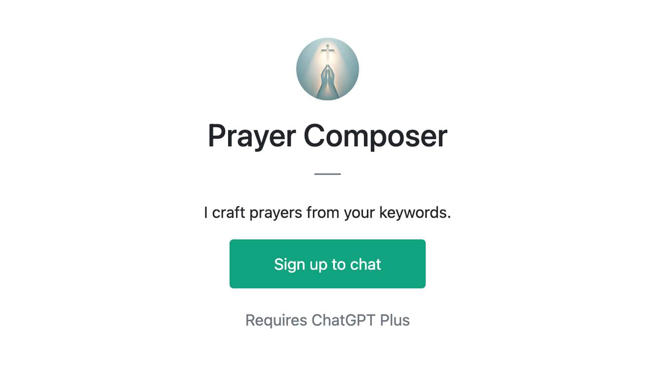 Prayer Composer Screenshot