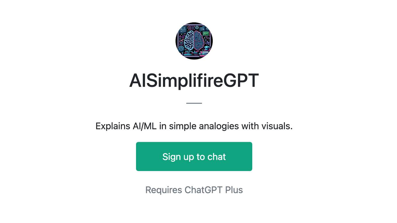 AISimplifireGPT Screenshot