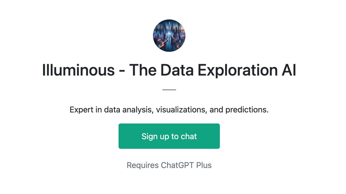 Illuminous - The Data Exploration AI Screenshot